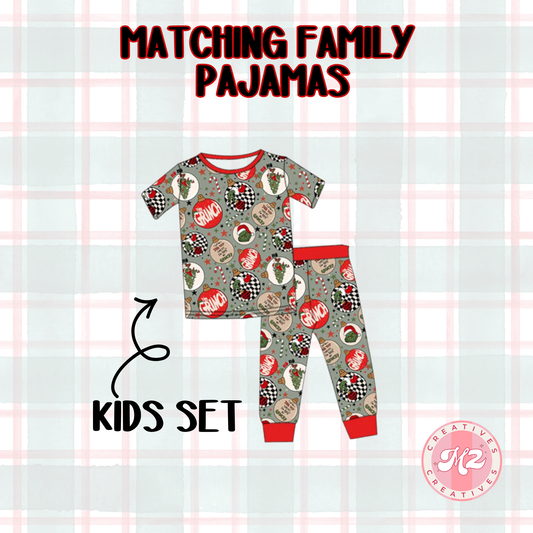 Christmas Pajamas | Kids PREORDER